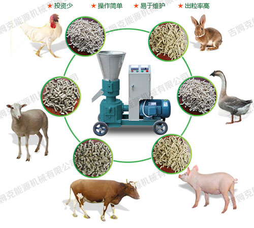 吉姆克小型顆粒飼料機(jī)可加工牛羊豬兔子雞鴨鵝顆粒飼料